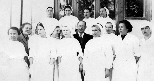 Dytalov Pass: Medical personnel in Ivdel hospital 1959