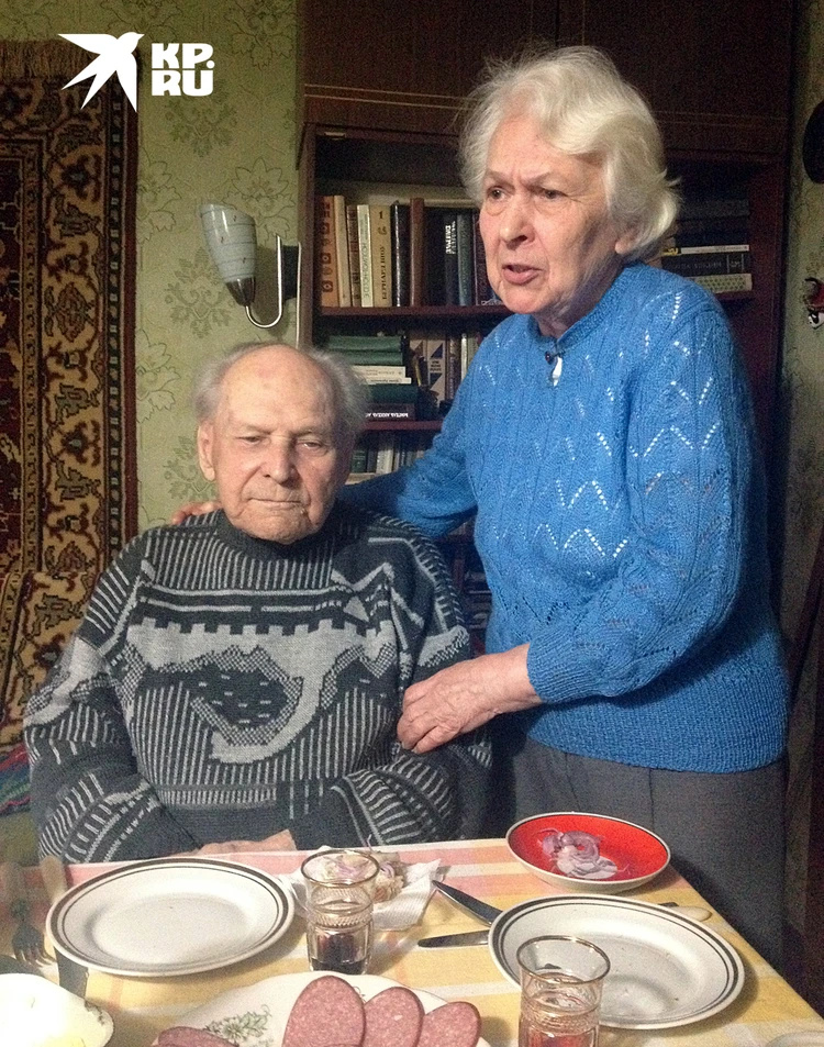 Evgeniy Okishev and his wife Galina Isaakovna