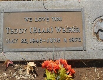 Ted Weiher's grave