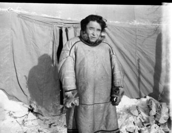 A.A. Anyamov at the base camp on Auspiya. Photos taken before Mar 3 (when Mansi left the search)