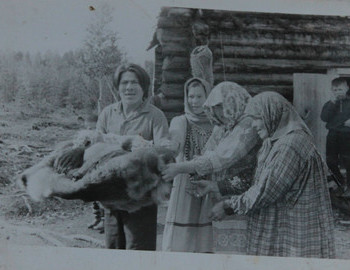 Feast of the bear. The Pakins family. Pakin Nikolay Alekseevich.