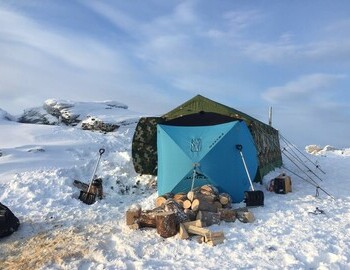 Feb 5-11, 2019 - The camp is built with modern tents and protected from the winds