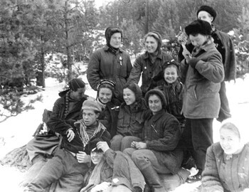 1. Trek during the November holidays in 1958. Kolmogorova has three months to live.
