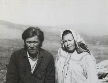 Sambindalov V.M. with wife Maria Vasilyevna (Самбиндалов В.М.)