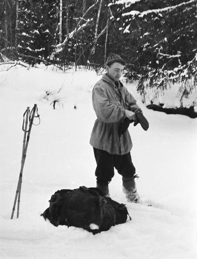 Одно из последних фото Рустема Слободина в роковом походе