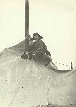 The tent ridden with holes that Nevolin called "planetarium".