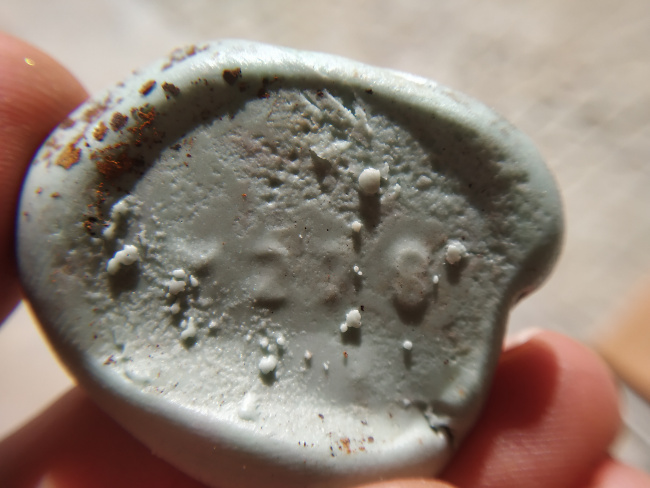 Silicone mold imprint