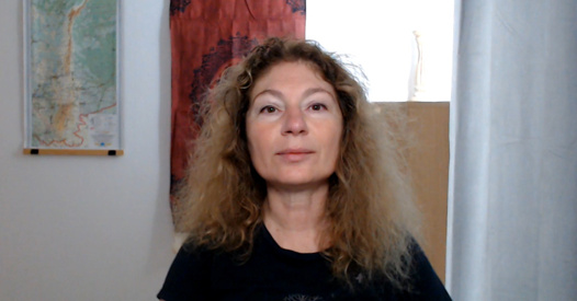 Teodora Hadjiyska presenting at the 67 years conference in Yekaterinburg