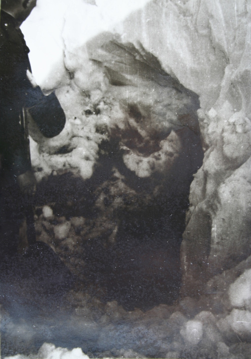 Corpses in the stream. Excavation of a hole in the evening.