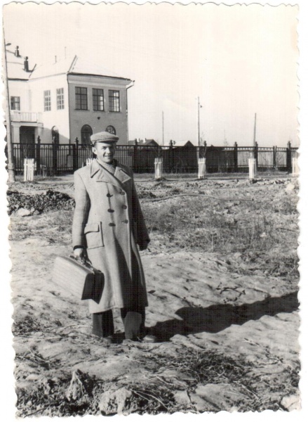 Forensic expert of the Regional Bureau Boris Alekseevich Vozrozhdenniy (autumn 1955)