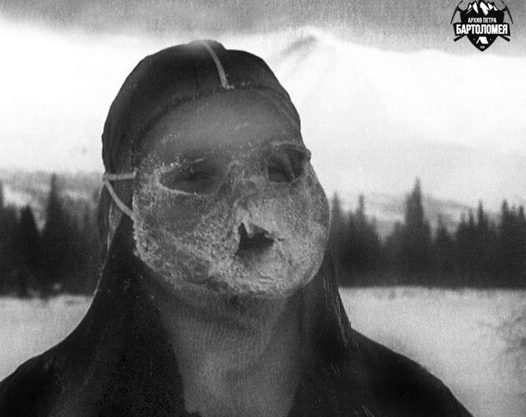 Igor Dyatlov in a homemade ski mask