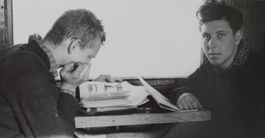 Igor Dyatlov and Pyotr Bartolomey 1958