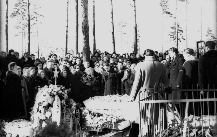 Slobodin's funeral