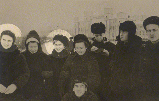 Zina Kolmogorova and Lidiya Grigoryeva on a trek to the Northern Ural in 1957