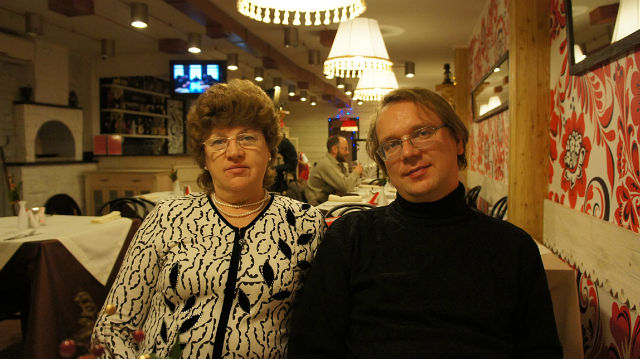 Ирина Рашевская (Дорошенко) с сыном Юрой