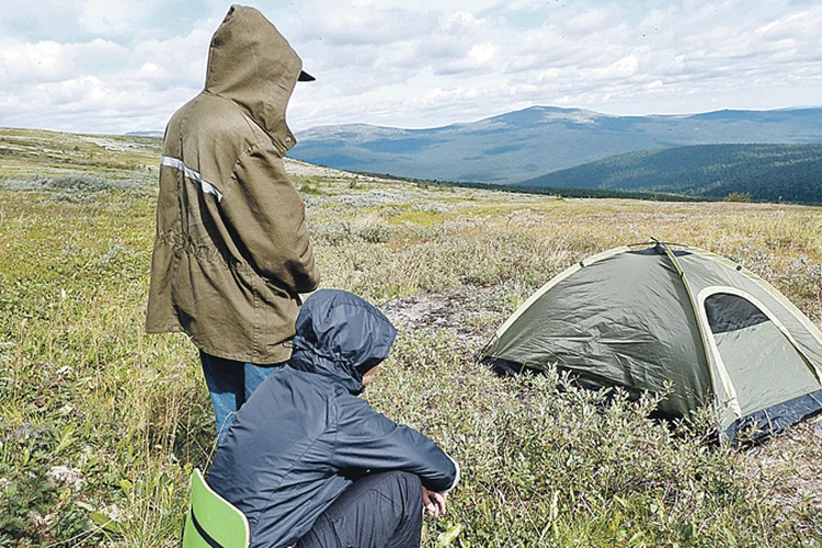 The site of the Dyatlov group's tent