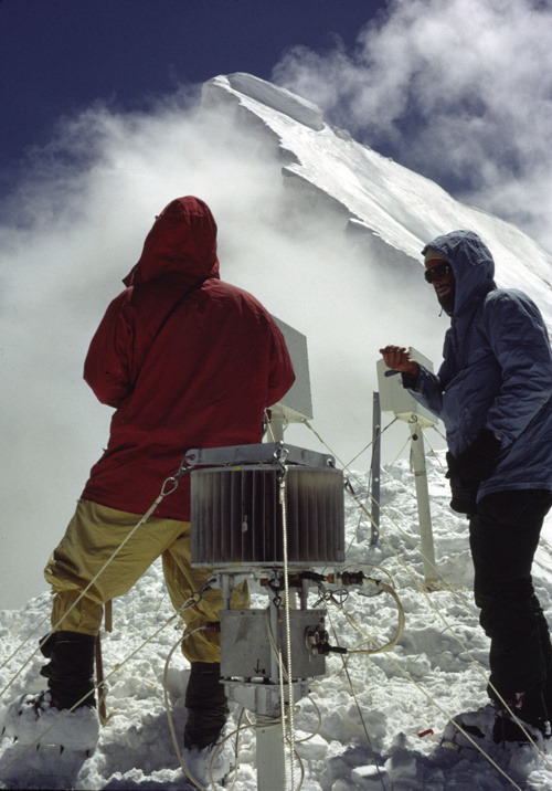 A nuclear-powered device that was installed by C.I.A. climbers on another mountain near Nanda Devi
