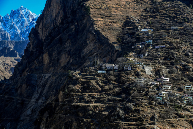 The village of Raini along the route up to Nanda Devi, in 2022.