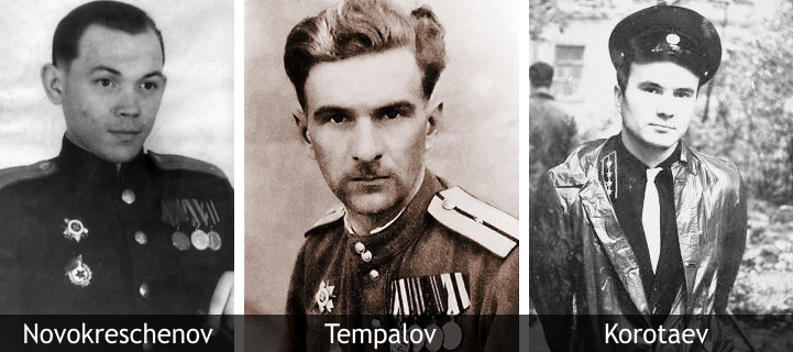 Novokreschenov, Tempalov, Korotaev
