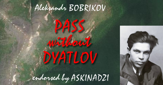 Pass without Dyatlov, book by Aleksandr Bobrikov