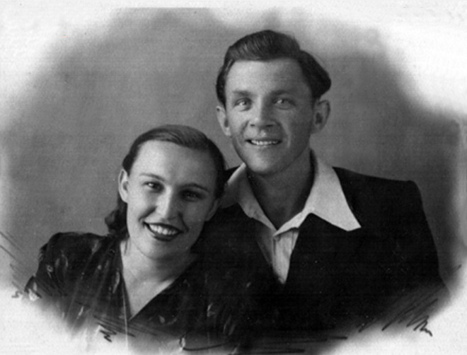 Rosa Vyacheslavovna and Boris Alekseevich Vozrozhdenniy, 1949