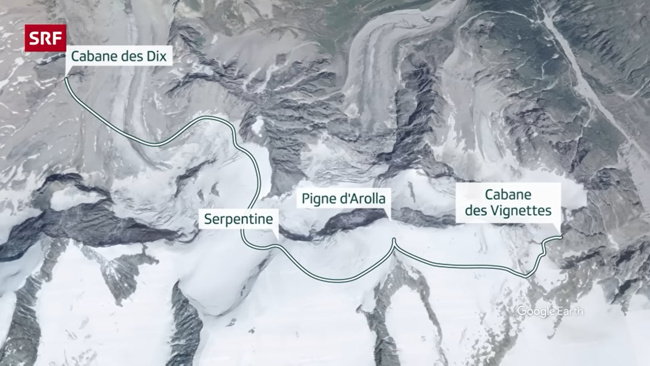 Steve House and Simon Duverney GPS trak