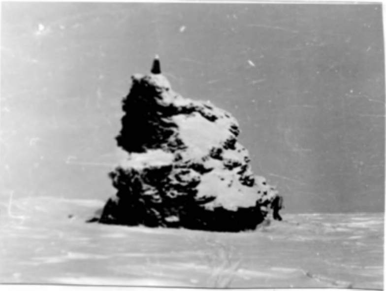 The outlier rock on Dyatlov Pass