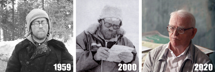 Владислав Георгиевич Карелин (фото из 1959, 2000 и 2020)
