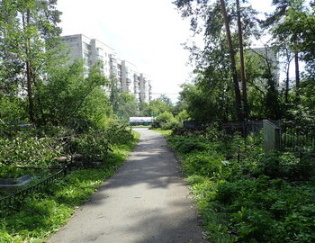 Markers how to find Zolotaryov's and Krivonischenko's graves.