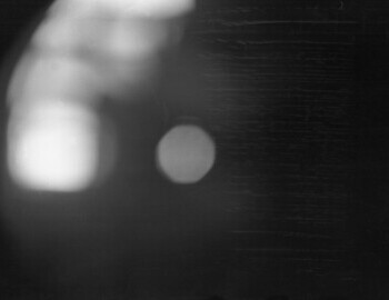 This is a technological shot made in the photo lab before the film was taken out of the camera.