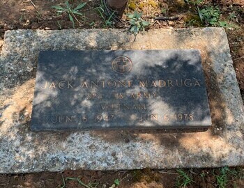Jack Madruga's grave