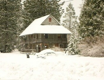 The Mountain House in winter