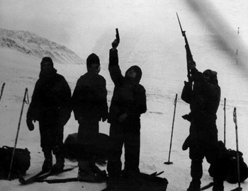 Photo from a trek in Polar Ural, 1955