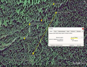 250m distance between May searchers camp and the Cedar. The importance is in view of cross contamination with the searchers camp