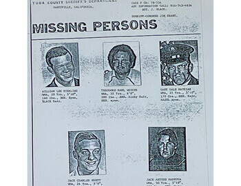 Five young men vanished in the wilderness of Northern California on February 24, 1978.
