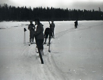 Along Lozva to 2nd Northern. Jan 27. Krivonischenko, Doroshenko, Kolmogorova, Dubinina, and Kolevatov