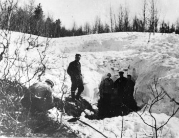 Sergeant from military unit 6602-Gilevich (standing up)-?-Ortyukov-Nevolin