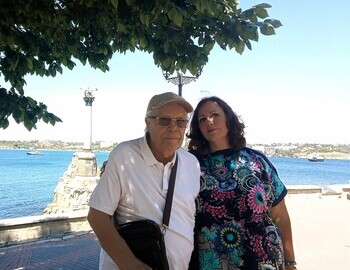 Elena Dmitrievskaya and Vladimir Askinadzi, Sevastopol, 2025