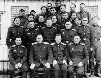 Busygin with 6602 servicemen - 1959 (Бусыгин с военнослужащими вч6602)