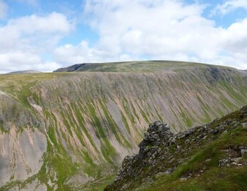 The Cairngorm Plateau, seen from across the Lairig Ghru