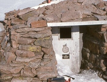 The Curran Bothy where Ben Beattie's party of spent the night of November 20, 1971