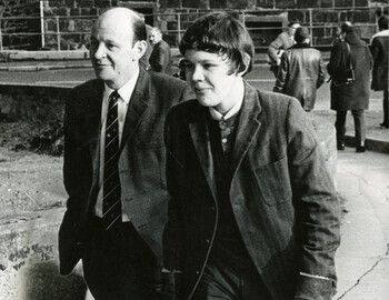 Raymond Leslie, with his father, gave evidence about the tragedy.