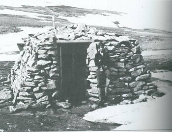 The Curran Bothy where Ben Beattie's party of spent the night of November 20, 1971