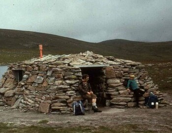 The Curran Bothy where Ben Beattie's party of spent the night of November 20, 1971