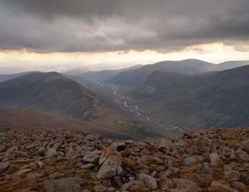 View from the summit of Ben Macdui