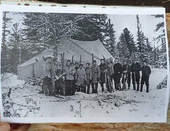Winter searchers camp photo 1959