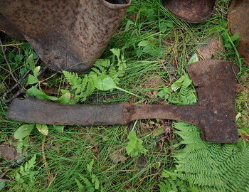 The axe found in the area where the winter searchers camp must have been in 1959.