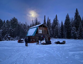 Ilych's hut, we were here on the way back with Josh Gates