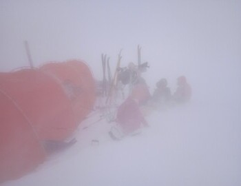 The weather is usually a whiteout, as in the last photos of the Dyatlov group, especially in the afternoon