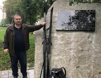 Dmitriy Kireev, the sponsor who paid for the monument. Source: Komsomolskaya Pravda photo Natalya Varsegova